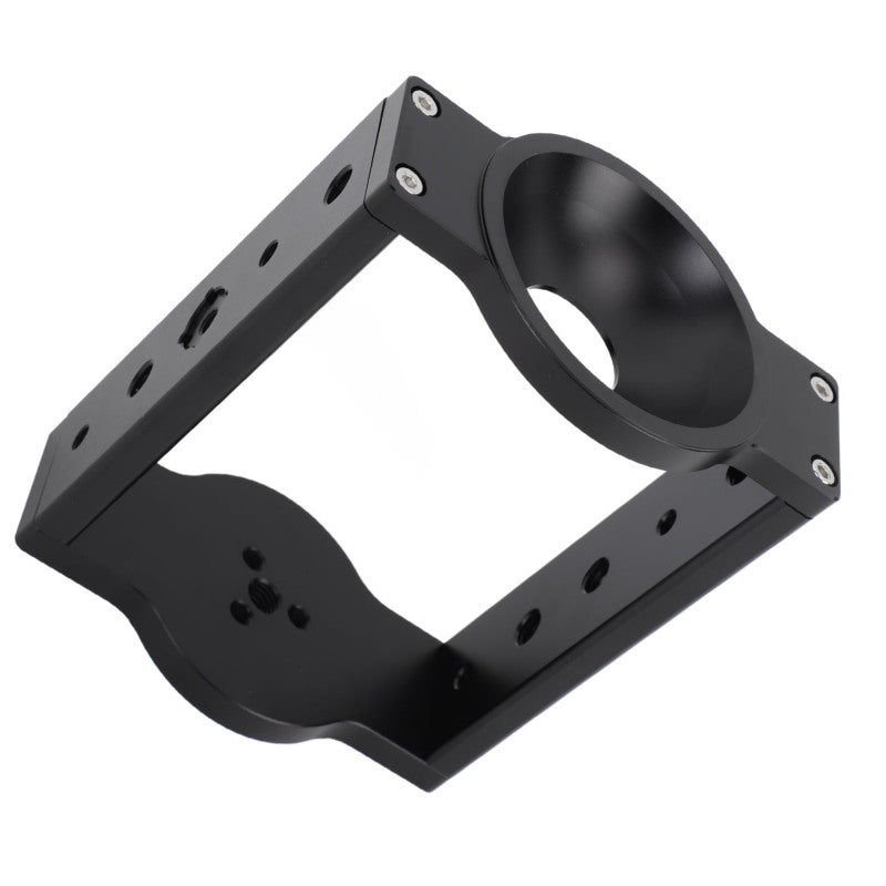 75mm Bowl Riser 5.3in Height Aerospace Grade Aluminium Alloy 10kg Load Capacity - Versatile Threaded Holes Flat to Bowl Adapter for Professional DSLR Video Camera Systems Tripod Slider Dolly - Image 5