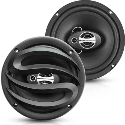 Seventour 6.5" 3-Way Car Door Speakers (Pair),300 Watts max Power, Full Range,Tweeters,Coaxial,Enhanced Sound,High-Efficiency Speaker for Cars/Truck,Great OEM Car Audio Upgrade (6.5" 300 Watts) - Image 1