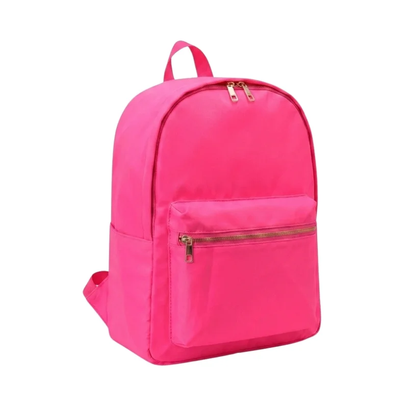 القبيلة السعيدة Personalised Backpack, Neon Pink