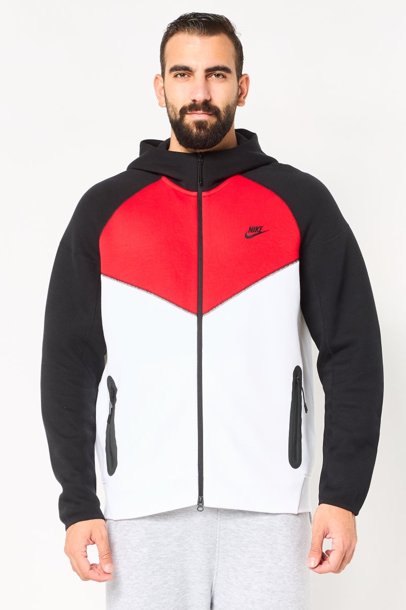 Nike هودي رياضي للرجال بأكمام طويلة مناسب للخارج، متعدد الألوان - Image 1