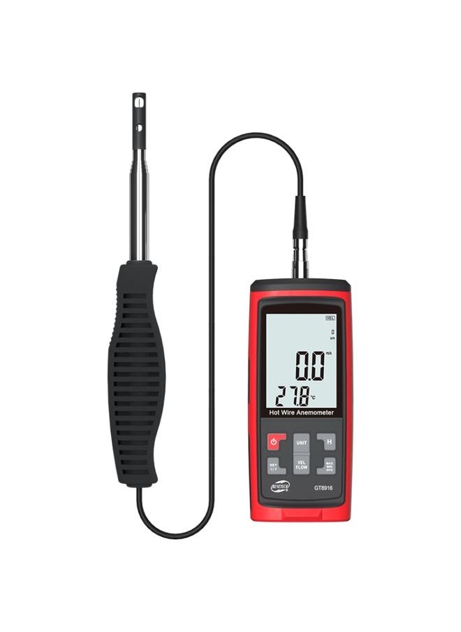 BURAQ - BENETECH GT8616 Handheld Digital LCD Hot Wire Anemometer - Image 1