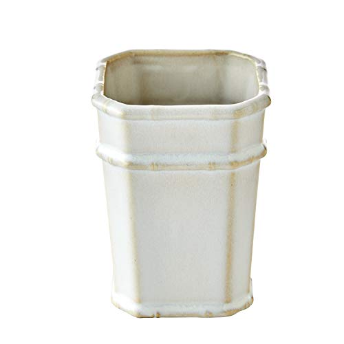 SKL Home Vern Yip Bamboo Lattice Tumbler, White - Image 3