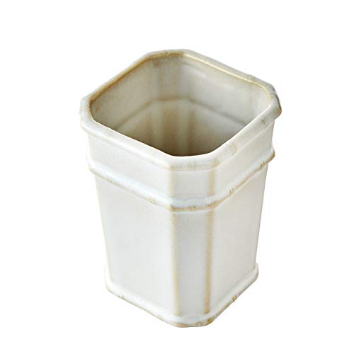 SKL Home Vern Yip Bamboo Lattice Tumbler, White - Image 4