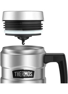 THERMOS Thermos Stainless Steel Vacuum Insulated Steel Mug 470 ml, SK1000MS, Travel Mug, Thermos Mug, Insulated Tumbler  - Image 4