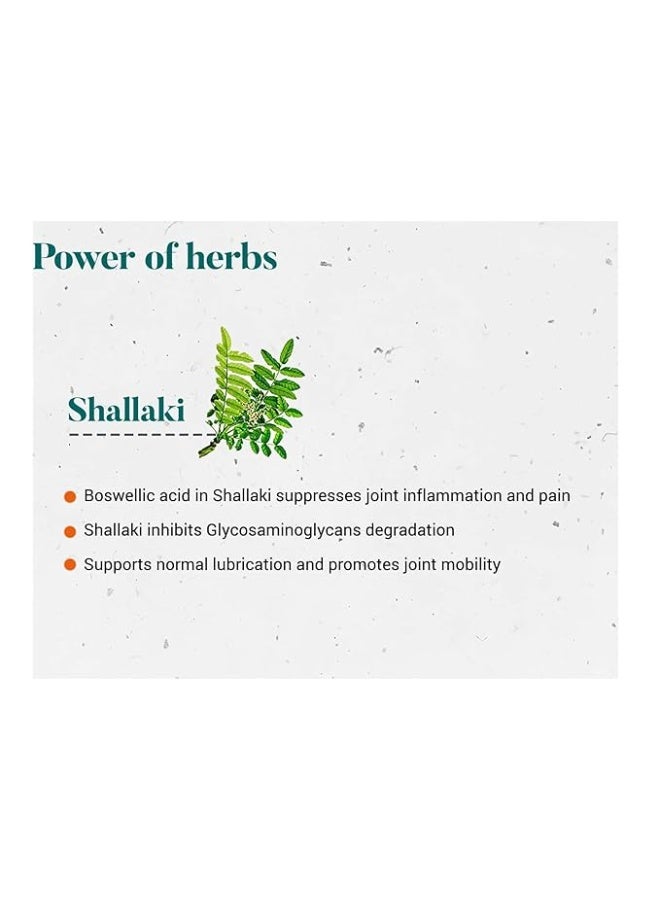 Himalaya Shallaki Bone & Joint Wellness | Reduces pain and inflammation | Tablets - 60 Count - Image 2