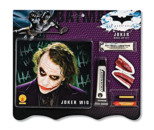 Rubies DC Batman The Dark Knight: The Joker Wig and Makeup Set for Adults by Rubies, Men's No Size - Image 1