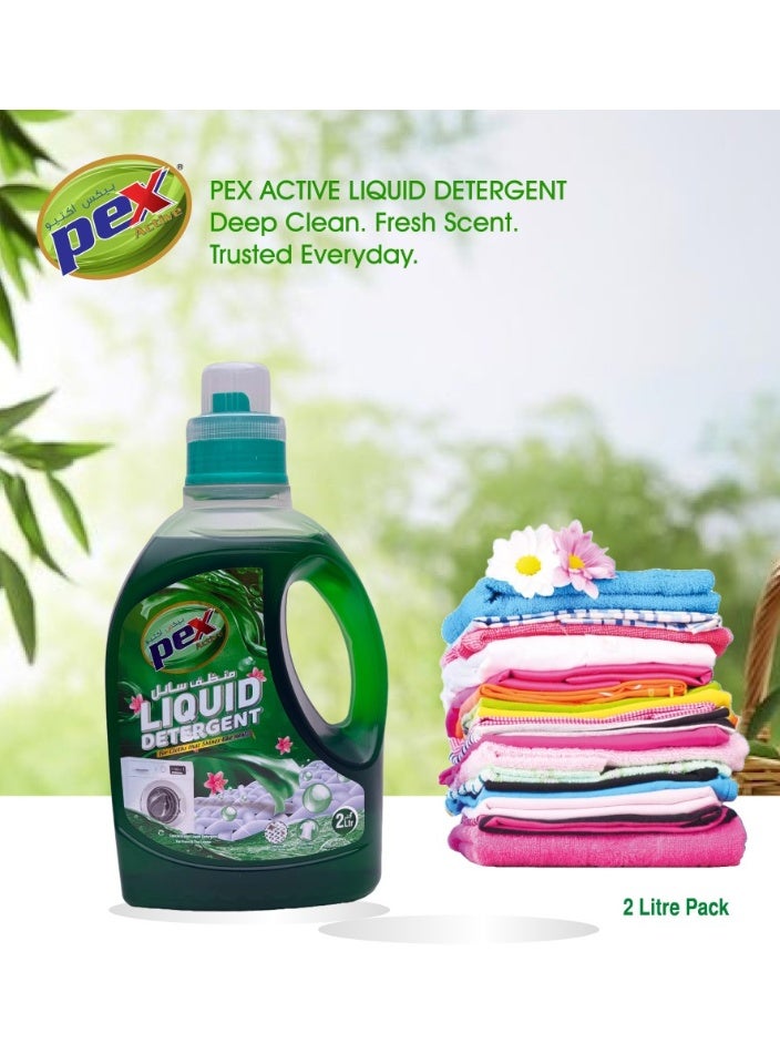 Pex active liquid detergent green 2L - Image 2