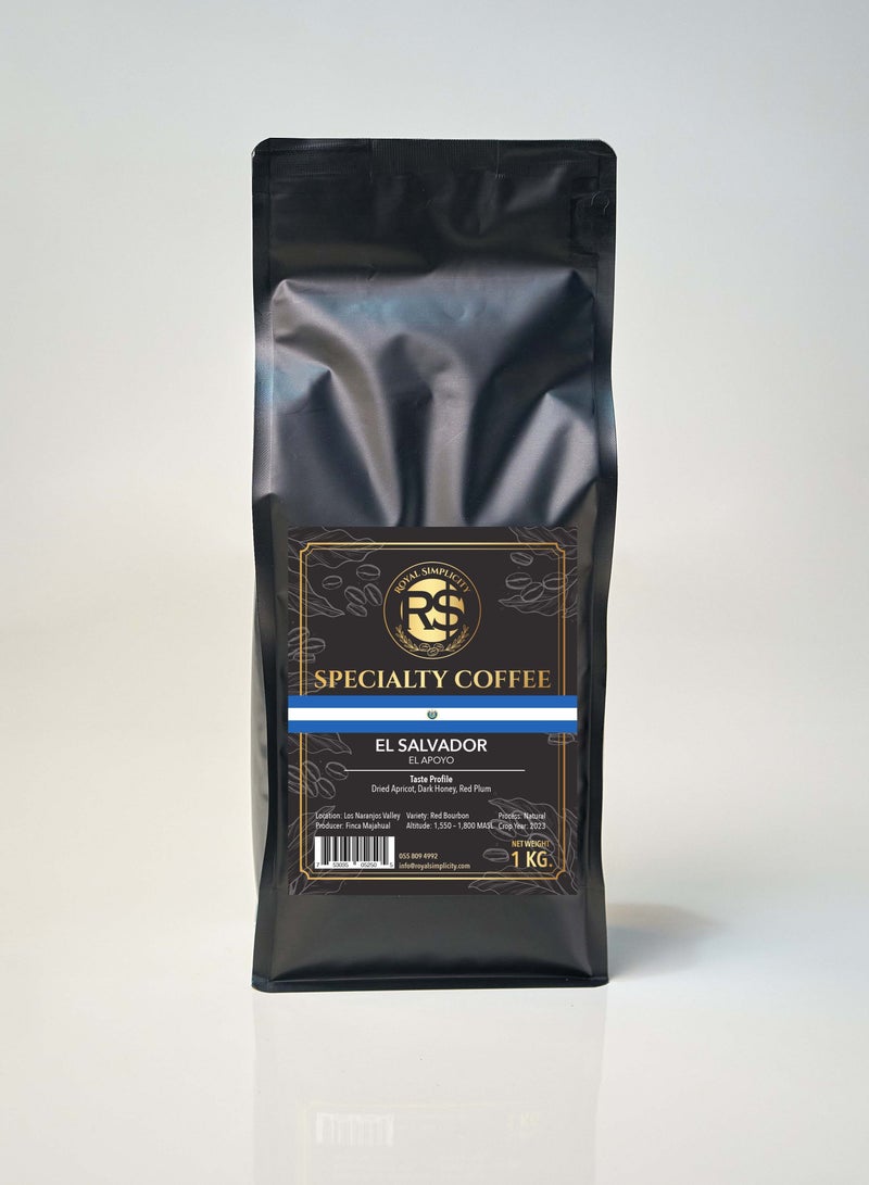 Royal Simplicity Coffee El Salvador Apoyo