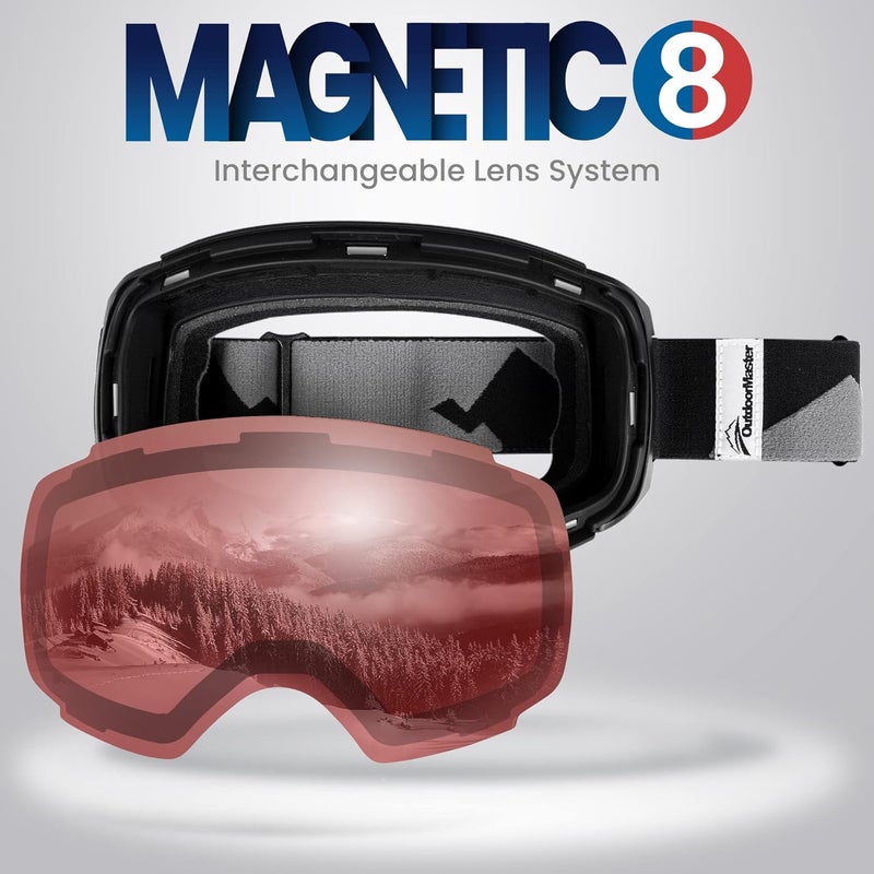 OutdoorMaster Ski Goggles PRO Replacement Lens - 20+ Choices - Image 2
