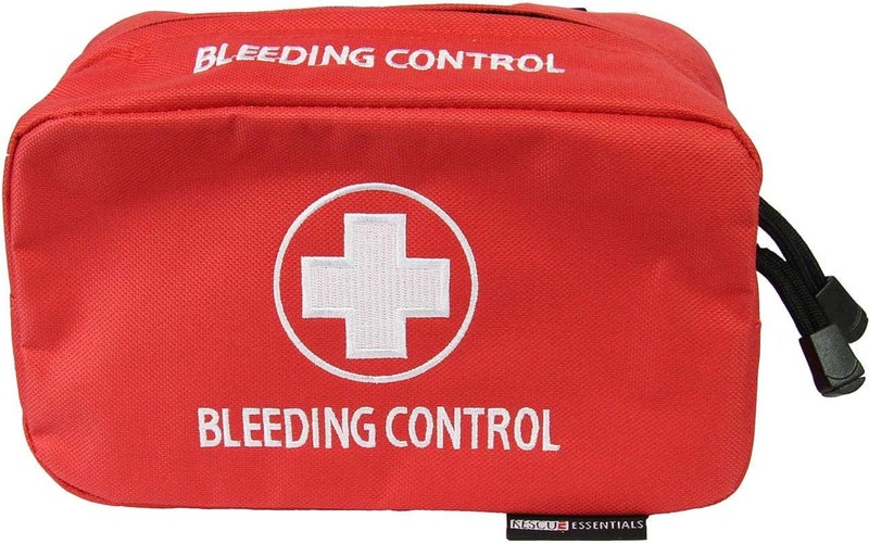Rescue Essentials Stop The Bleed Dual Kit  Public Access for Bleeding Control IFAK Sized to Fit in an AED Cabinet Red Case with Two Complete Modules from The Rescue Essentials Brand - Image 4