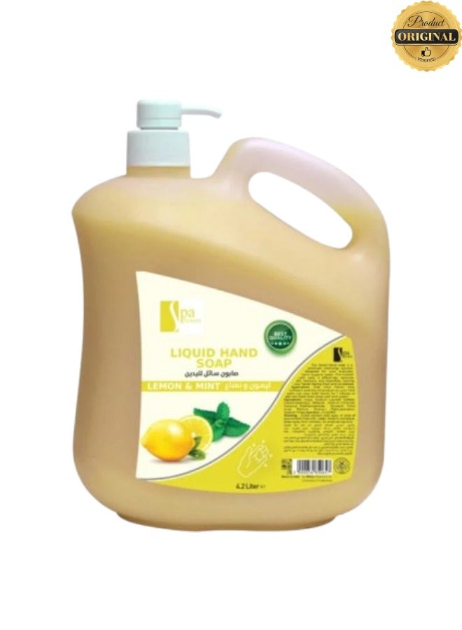 Spa System Liquid Hand Soap Lemon 4.2 Litre