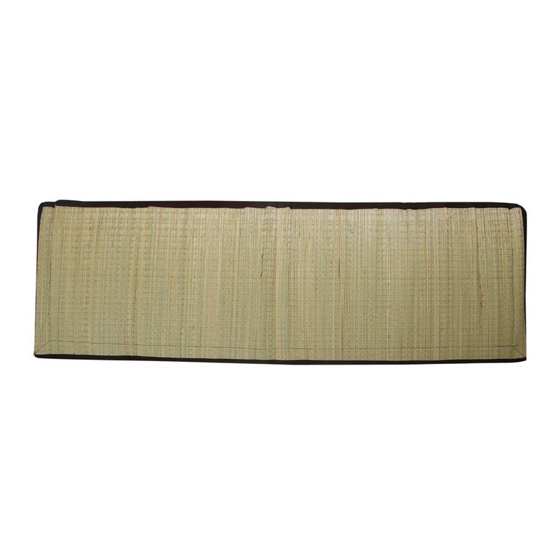 Generic Future Lifestyle Foldable Cushion Mat Korai River Grass 4 X 6 ft Fabric Brown Cotton with 18 MM Soft Foam Portable and Comfort Sleep - Image 3