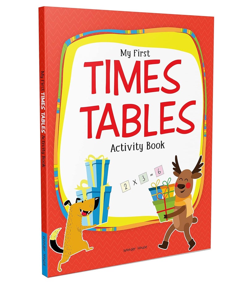 My First Times Tables Activity Book : Multiplication Tables From 1 - 20 with Fun and Easy Math Activities for Children - Image 1