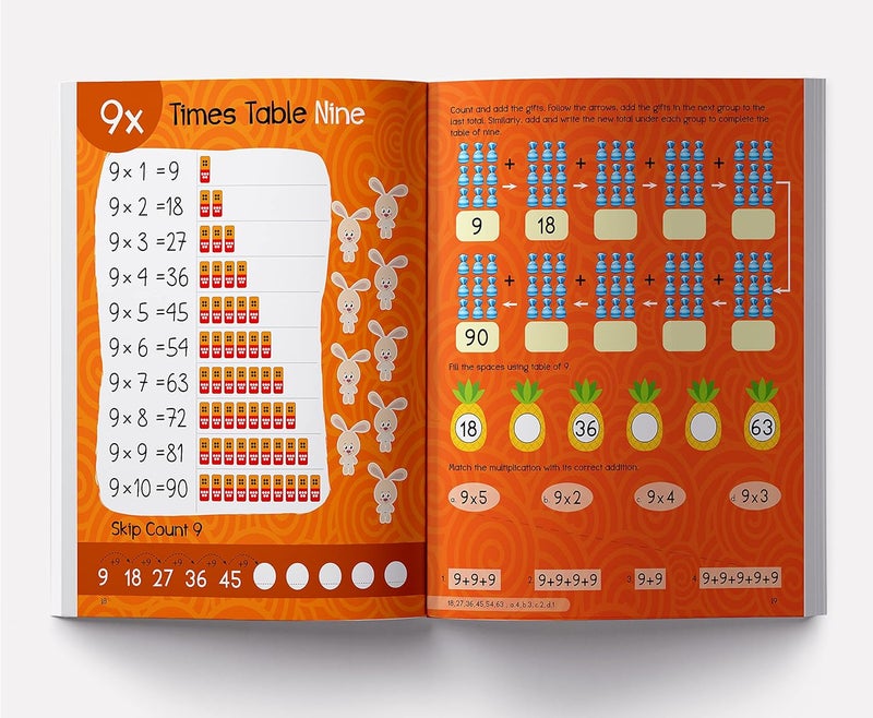 My First Times Tables Activity Book : Multiplication Tables From 1 - 20 with Fun and Easy Math Activities for Children - Image 4