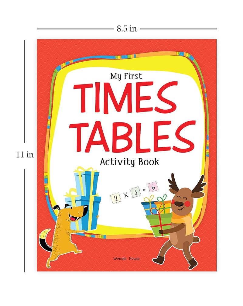 My First Times Tables Activity Book : Multiplication Tables From 1 - 20 with Fun and Easy Math Activities for Children - Image 3