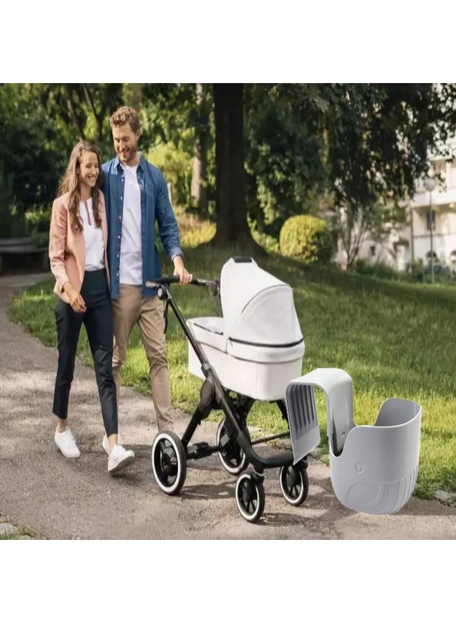 WedFeir Child Cup Holder for Convertible Car Seats, Car Seat Cup Holder, Baby Stroller Cup Holer Wheelchair Cup Holder, Child Cup Holders Compatible with The Majority of Car Seat Models - Grey - Image 4