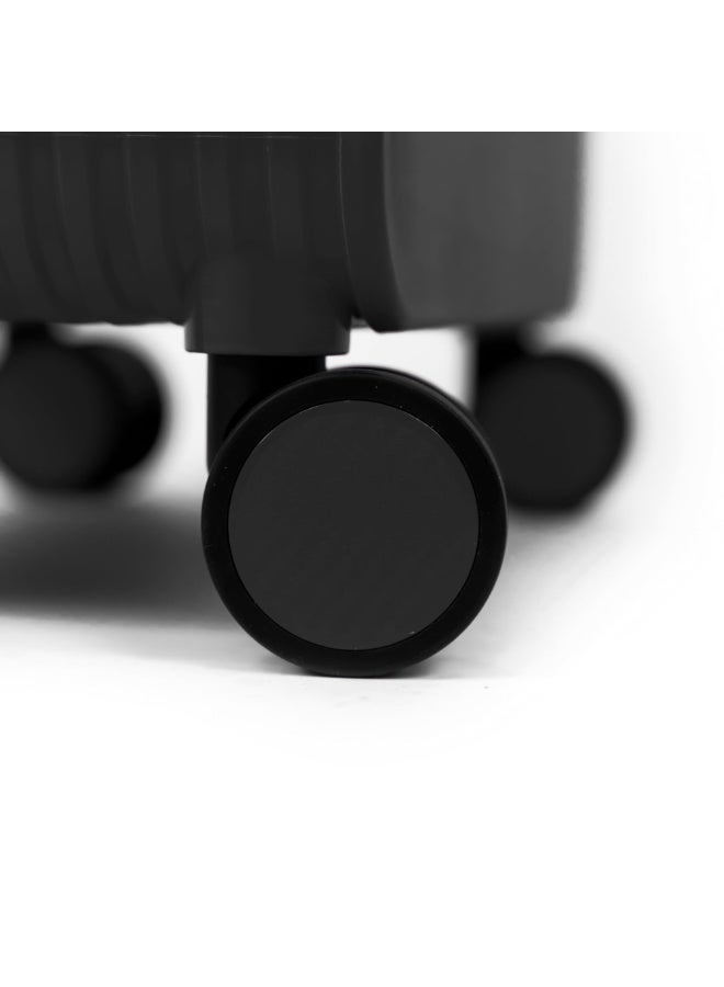 20 Inch Carry On Luggage 22x14x9 Airline Approved Lightweight PC Hard Shell Suitcases with Wheels for Travel Rolling Luggage Black - Image 3