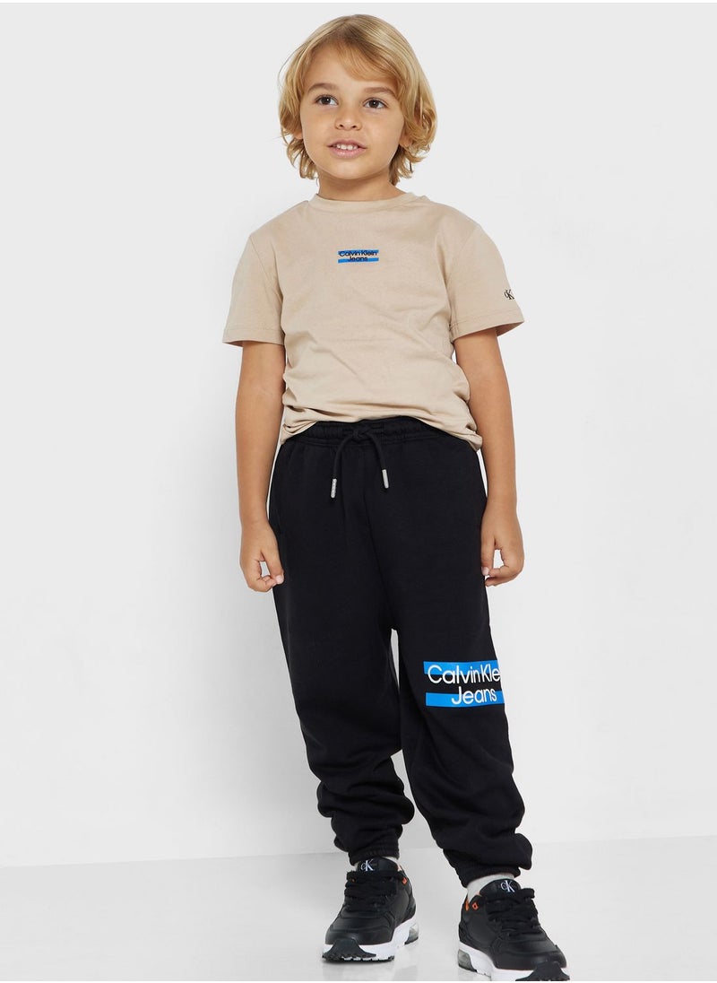 Calvin Klein Jeans - Kids Maxi Block Logo Sweatpants - Image 1