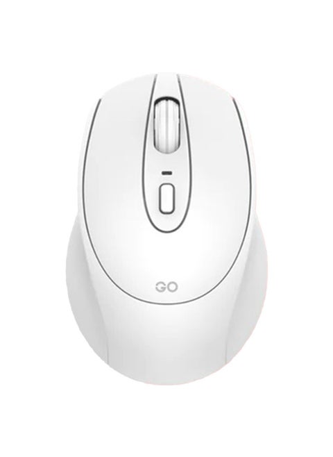 W191 Wireless White Mouse with Silent Click , 1600dpi comfortable design for the hand and bright colors