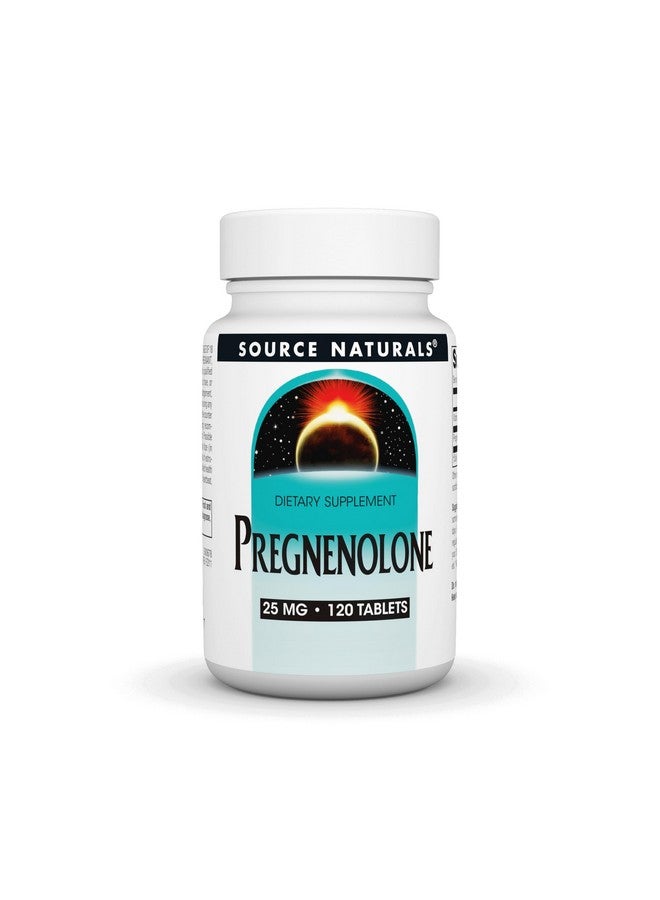 Source Naturals سورس ناتشورالز بريغنيلون 25 ملغ - 120 قرص - Image 1