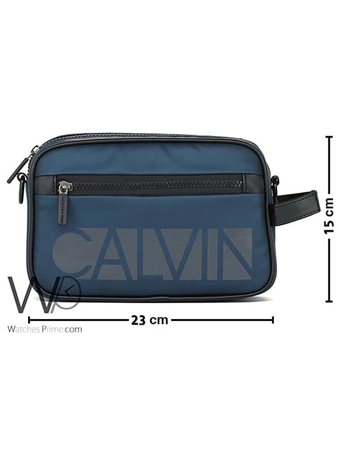 Calvin Klein Jeans Navy Blue Calvin Klein Shoulder Crossbody Men Waterproof Handbag Ck  - Image 3