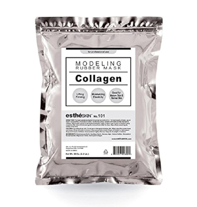 estheSKIN No.101 Collagen Peel Off Type Modeling Rubber Mask for Facial Skin Care Treatment, 35oz - Image 1