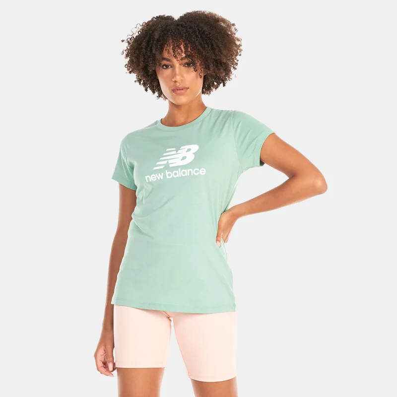 New Balance Women's Essentials Stacked Logo T-Shirt