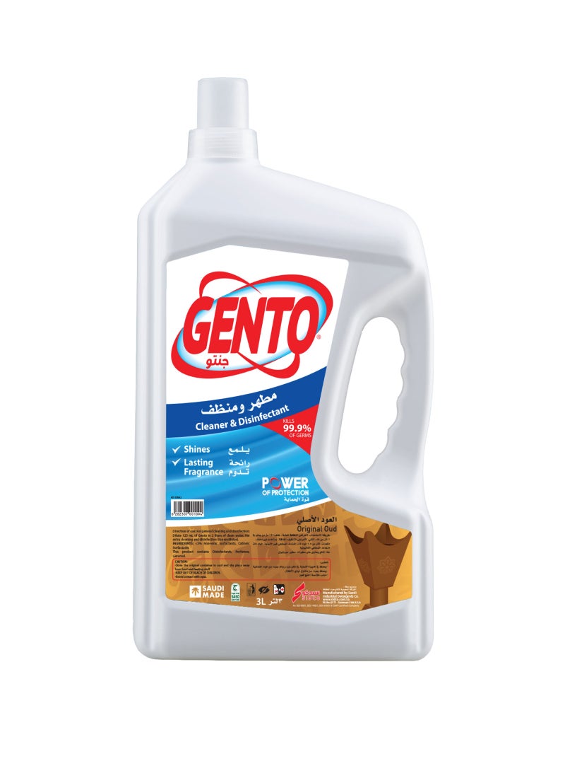 GENTO Cleaner And Disinfectant Oud 3L