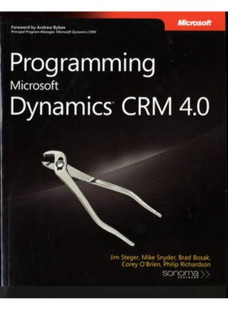Programming Microsoft Dynamics CRM 4.0 (Pro-Developer) - pzsku/Z1048BBB19C83F85C4F89Z/45/_/1714383948/e3d2a535-16b7-4569-9cfc-275e38993ebc