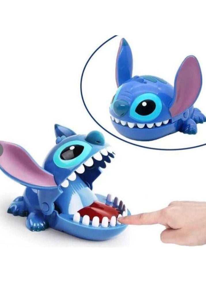 Stitch Teeth Game for Kids, Stitch Finger Teether, Dentist Toys, Funny Toys (Blue)  - Image 1