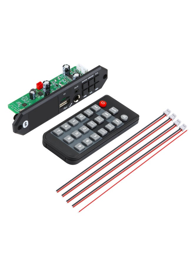 Support Microphone Karaoke 12v With Power Amplifier 2*40w Bluetooth Mp3 Decoder Board Color Screen With Recording Call Motherboard - Image 1