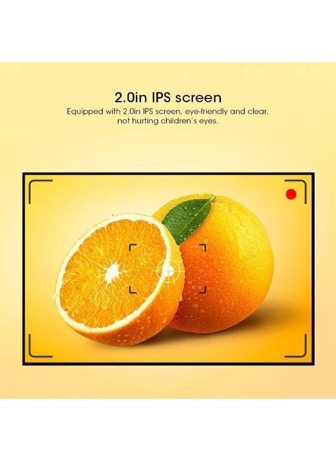 ELTRAZONE 12MP Kids Camera with Front and Back Dual Cameras | 2.0 Inch IPS Screen Digital Camera for Children | Built-in Cute Cartoon Photo Frames for Fun Photography | Ideal Gift for Boys & Girls | Video Recording & Easy Operation - Image 2