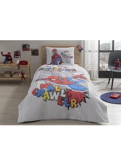 özdilek Ozdilek Spiderman Wall Single Disney Licensed Elastic Fitted Bed Sheet Quilted Kids Bed Linen Ta  - Image 2