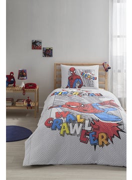 özdilek Ozdilek Spiderman Wall Single Disney Licensed Elastic Fitted Bed Sheet Quilted Kids Bed Linen Ta  - Image 1