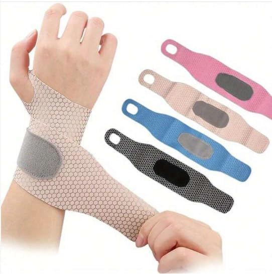Cetaplast Skin Friendly Ultra-Light Weight Breathable Wrist Band for Sports Support and Injury Recovery Protection Wrist Band | Skin | Set of 1 - Image 1