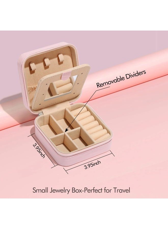 Parima Travel Essentials for Women Girls, Travel Accessories for Girls Jewelry Box | Beach Essentials Initial Jewelry Case | Portable Monogrammed Gifts for Women Travel Jewelry Case - Image 3