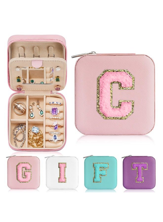Parima Travel Essentials for Women Girls, Travel Accessories for Girls Jewelry Box | Beach Essentials Initial Jewelry Case | Portable Monogrammed Gifts for Women Travel Jewelry Case - Image 1