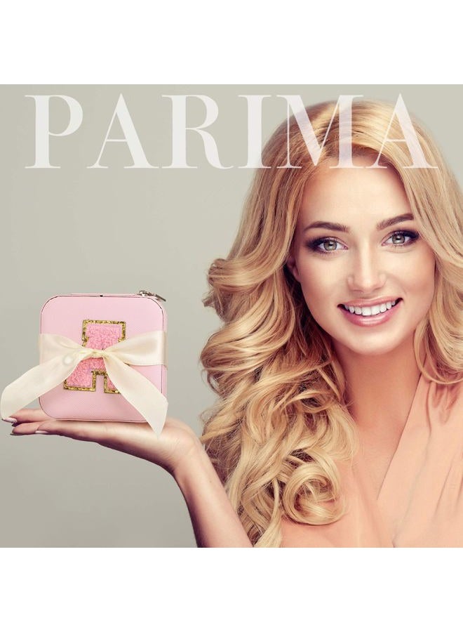 Parima Travel Essentials for Women Girls, Travel Accessories for Girls Jewelry Box | Beach Essentials Initial Jewelry Case | Portable Monogrammed Gifts for Women Travel Jewelry Case - Image 4