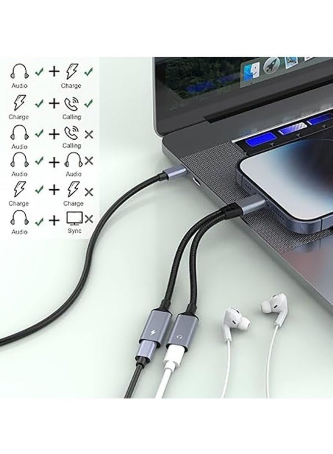 Wulf Wulf Dual Lightning Adapter for iPhones – Audio + Charger Splitter Dongle | Lightning to 2 Lightning Ports | Compatible with iPhone 14 Pro Max, 13, 12, 11, X, 8, iPad - Image 5