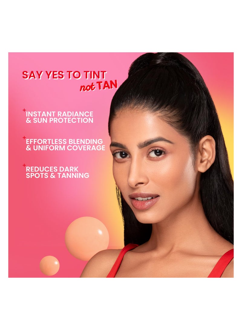 دوت آند كي واقي من الشمس ملون برائحة الفراولة SPF 50+ Pa++++ - 02 عاجي دافئ | الحماية ضد UA/UB | واسع الطيف، مقاوم للماء والعرق | لجميع أنواع البشرة | 50 مل - Image 5