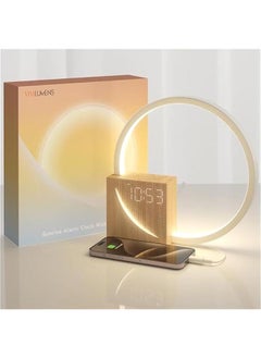 Beauenty Sunrise Alarm Clock for Heavy Sleepers Adults, Wake-up Light, Sleep Aid 10 White Noise Sound Machines with 30/60/90 Timer, 3 Level Dimmable Touch Table Lamp with Snooze USB Charger Port  - Image 1