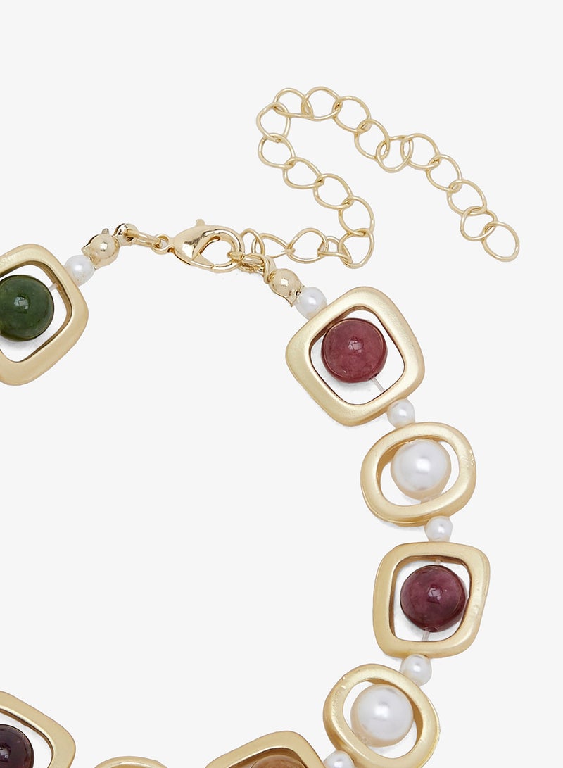 ELLA Multicolor Jewel Tone Bracelet - Image 3