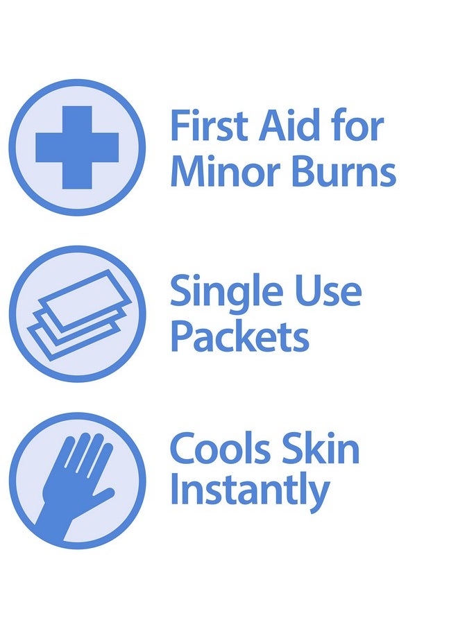 Globe Globe First Aid Burn Gel with Aloe 0.9g Packets, (Box of 144) Advanced First Aid Gel for Temporary Relief of Minor Burns, Cuts, and Scrapes  - Image 2