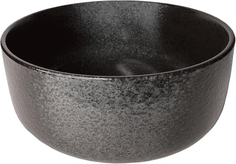 Zena 75 Deep Round Ceramic Pasta Bowl Set of 2  Large Black Stoneware Serving Bowls for Kitchen Use Salads Soups Ramen Pho Pasta  More  Stylish Dinner Bowls - Image 2