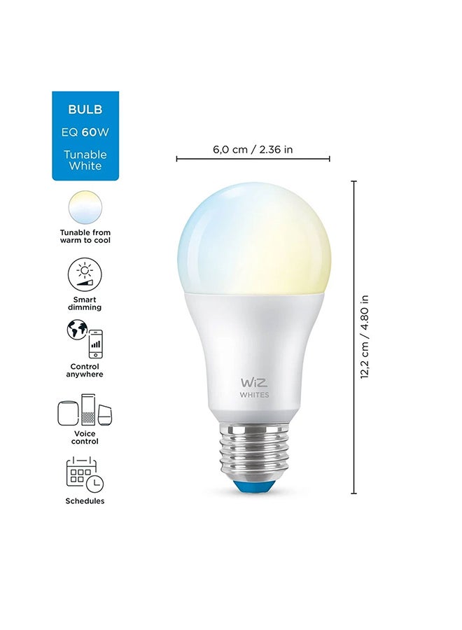 Wiz Smart LED Bulb A60 E27, 60W, Tunable White (2700K-6500K), Wi-Fi And Bluetooth, Works with Alexa And Google Assistant - Image 3