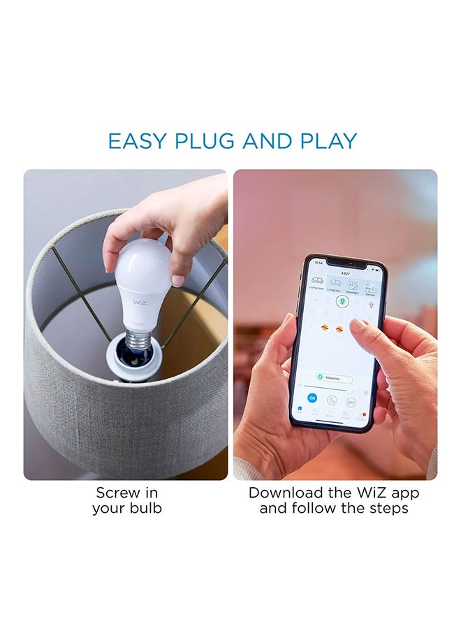 Wiz Smart LED Bulb A60 E27, 60W, Tunable White (2700K-6500K), Wi-Fi And Bluetooth, Works with Alexa And Google Assistant - Image 5