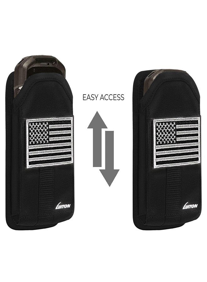 LUITON Zebra TC77 TC70 Scanner Holster Carrying Case Pouch Compatible with Zebra TC75x, TC75, TC70x, TC70, TC72, TC77 Handheld Barcode Touch Mobile Computer,Scanner Case Holder with Metal Clip and Belt Loops - Image 2