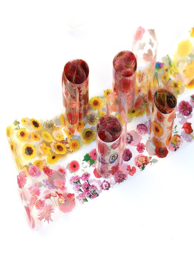 DANNEASY 10 Roll Flower Nail Foil Holographic Nail Foils Starry Sky Transfer Foil Sheets 3D Nail Stickers Decal Nail Art Foil for Women DIY Manicure Decoration - Image 3