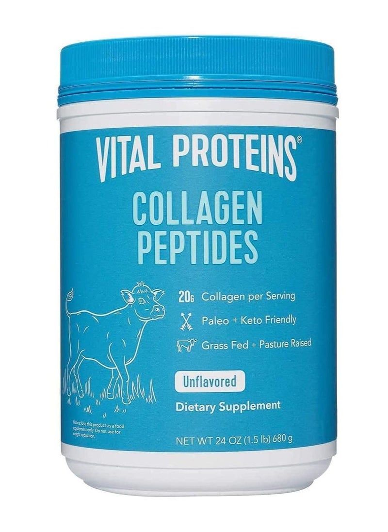 Vital Proteins - Collagen peptides unflavored dietary supplement 24 Oz - Image 1