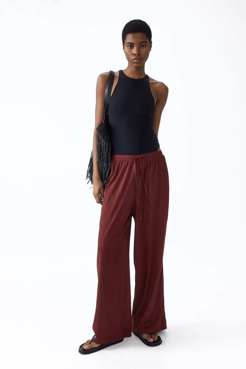 H&M Wide pull-on trousers